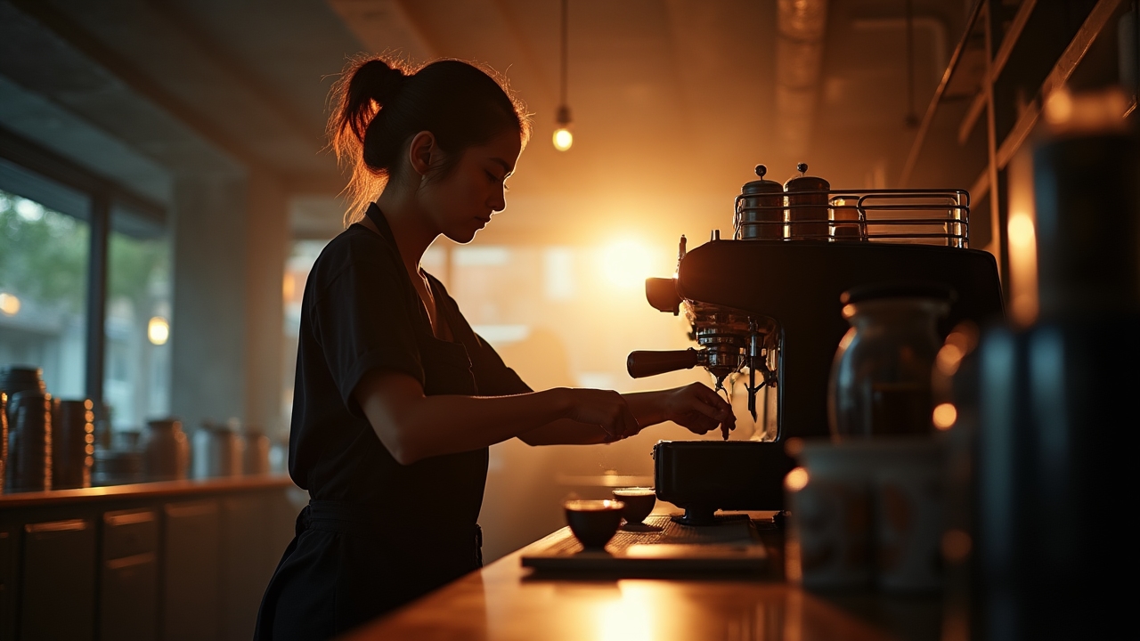 Intérieur du café littéraire