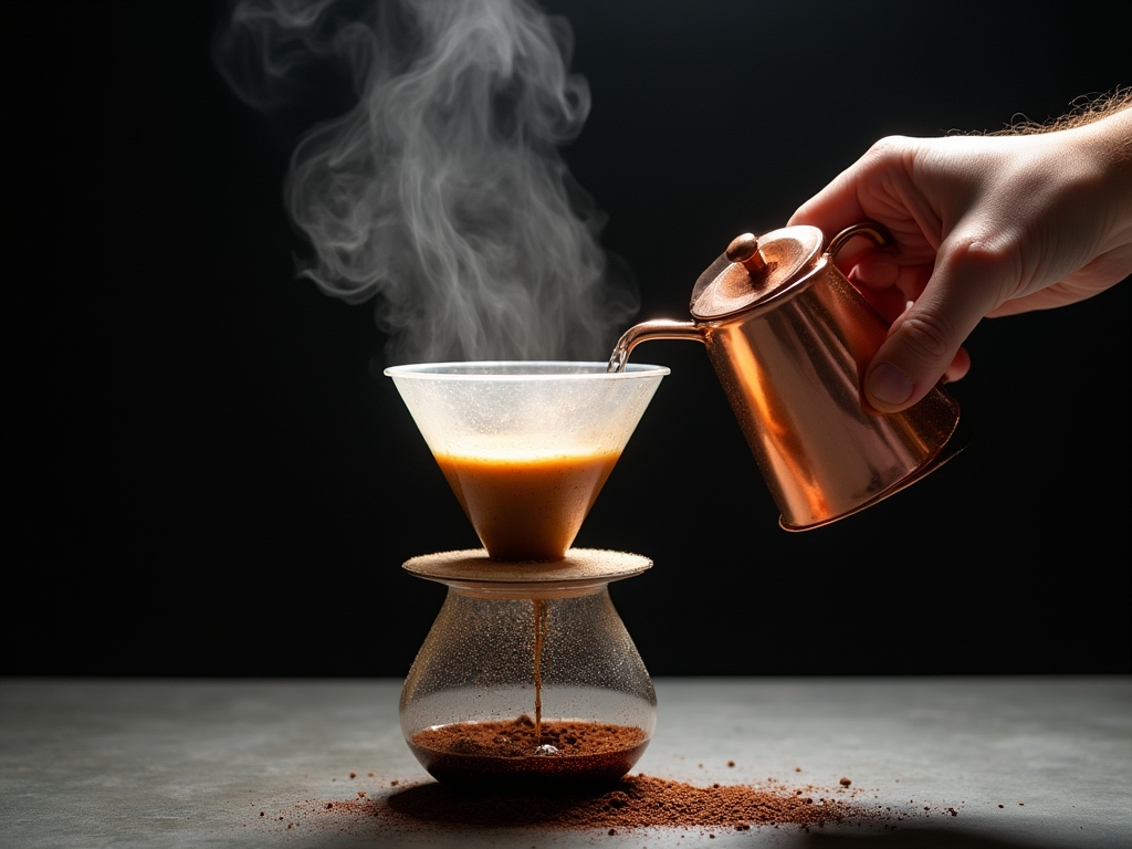 Préparation de café artisanal